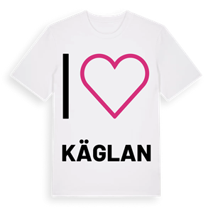 Jag älskar Käglan t-shirt stort tryck – ekologisk bomull t-shirt från PinShirt