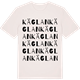 Vintage White t-shirt med Käglan ordlek t-shirt