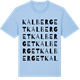 Blue Soul t-shirt med Kalberget ordlek t-shirt
