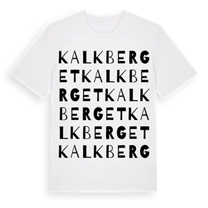 Kalkberget ordlek t-shirt – ekologisk bomull t-shirt från PinShirt