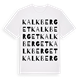 Kalkberget ordlek t-shirt