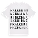 Kalkbrinken ordlek t-shirt