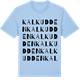 Blue Soul t-shirt med Kalkudden ordlek t-shirt