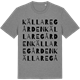 Mid Heather Gray t-shirt med Källaregården ordlek t-shirt
