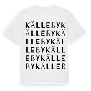 Källeby ordlek t-shirt – ekologisk bomull t-shirt från Pinshirt