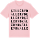 Pink Cotton t-shirt med Källeryd ordlek t-shirt