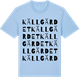 Blue Soul t-shirt med Källgärdet ordlek t-shirt