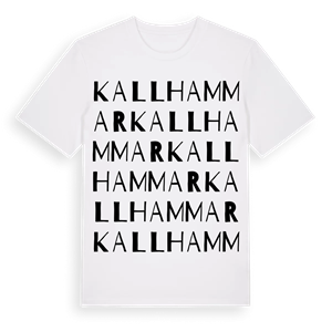 Kallhammar ordlek t-shirt – ekologisk bomull t-shirt från Pinshirt
