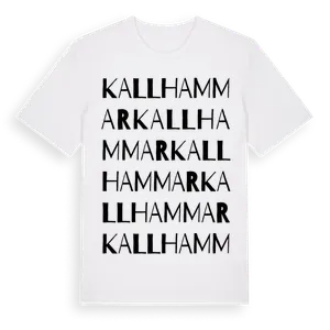 Kallhammar ordlek t-shirt – ekologisk bomull t-shirt från Pinshirt