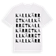 Kallkärret ordlek t-shirt