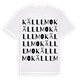 Källlmo ordlek t-shirt
