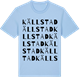 Blue Soul t-shirt med Källstad ordlek t-shirt