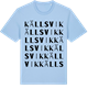 Blue Soul t-shirt med Källsvik ordlek t-shirt