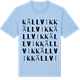 Blue Soul t-shirt med Källvik ordlek t-shirt