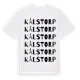 White t-shirt med Kålstorp ordlek t-shirt