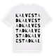 Kalvestad ordlek t-shirt