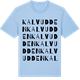 Blue Soul t-shirt med Kalvudden ordlek t-shirt