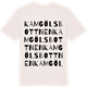 Vintage White t-shirt med Kamgölsbottnen ordlek t-shirt