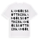 Kamgölsbottnen ordlek t-shirt