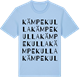 Blue Soul t-shirt med Kämpekulla ordlek t-shirt