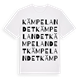 Kämpelandet ordlek t-shirt