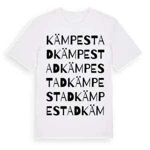 Kämpestad ordlek t-shirt – ekologisk bomull t-shirt från Pinshirt