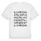 Kamphemmet ordlek t-shirt
