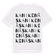 Kanikenäs ordlek t-shirt