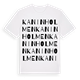 Kaninholmen ordlek t-shirt