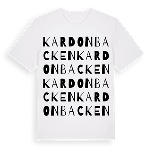 Kardonbacken ordlek t-shirt – ekologisk bomull t-shirt från Pinshirt