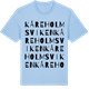 Blue Soul t-shirt med Kåreholmsviken ordlek t-shirt