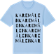 Blue Soul t-shirt med Karemålen ordlek t-shirt