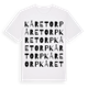 White t-shirt med Kåretorp ordlek t-shirt