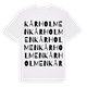 Kårholmen ordlek t-shirt