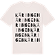 Vintage White t-shirt med Käringen ordlek t-shirt