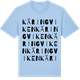 Blue Soul t-shirt med Käringviken ordlek t-shirt