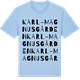 Blue Soul t-shirt med Karl-Magnusgården ordlek t-shirt