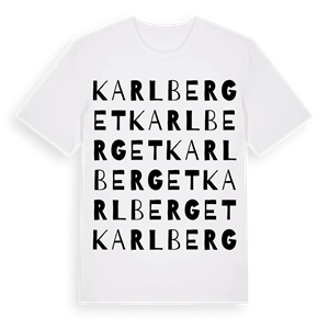 Karlberget ordlek t-shirt – ekologisk bomull t-shirt från Pinshirt