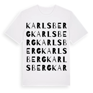 Karlsberg ordlek t-shirt – ekologisk bomull t-shirt från PinShirt