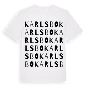 Karlsbo ordlek t-shirt – ekologisk bomull t-shirt från Pinshirt