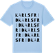 Blue Soul t-shirt med Karlsfrid ordlek t-shirt