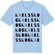 Blue Soul t-shirt med Karlsskog ordlek t-shirt