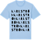 Blue Soul t-shirt med Karlström ordlek t-shirt
