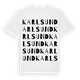 Karlsund ordlek t-shirt