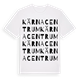 Kärna centrum ordlek t-shirt