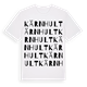 White t-shirt med Kärnhult ordlek t-shirt