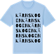 Blue Soul t-shirt med Kärnskogen ordlek t-shirt