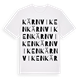 Kärnviken ordlek t-shirt
