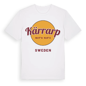 Kärrarp cirkel t-shirt – ekologisk bomull t-shirt från Pinshirt