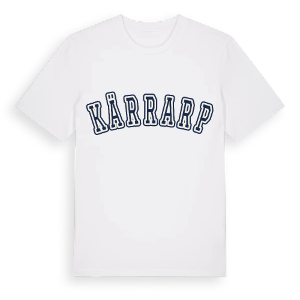 Kärrarp college t-shirt – ekologisk bomull t-shirt från Pinshirt